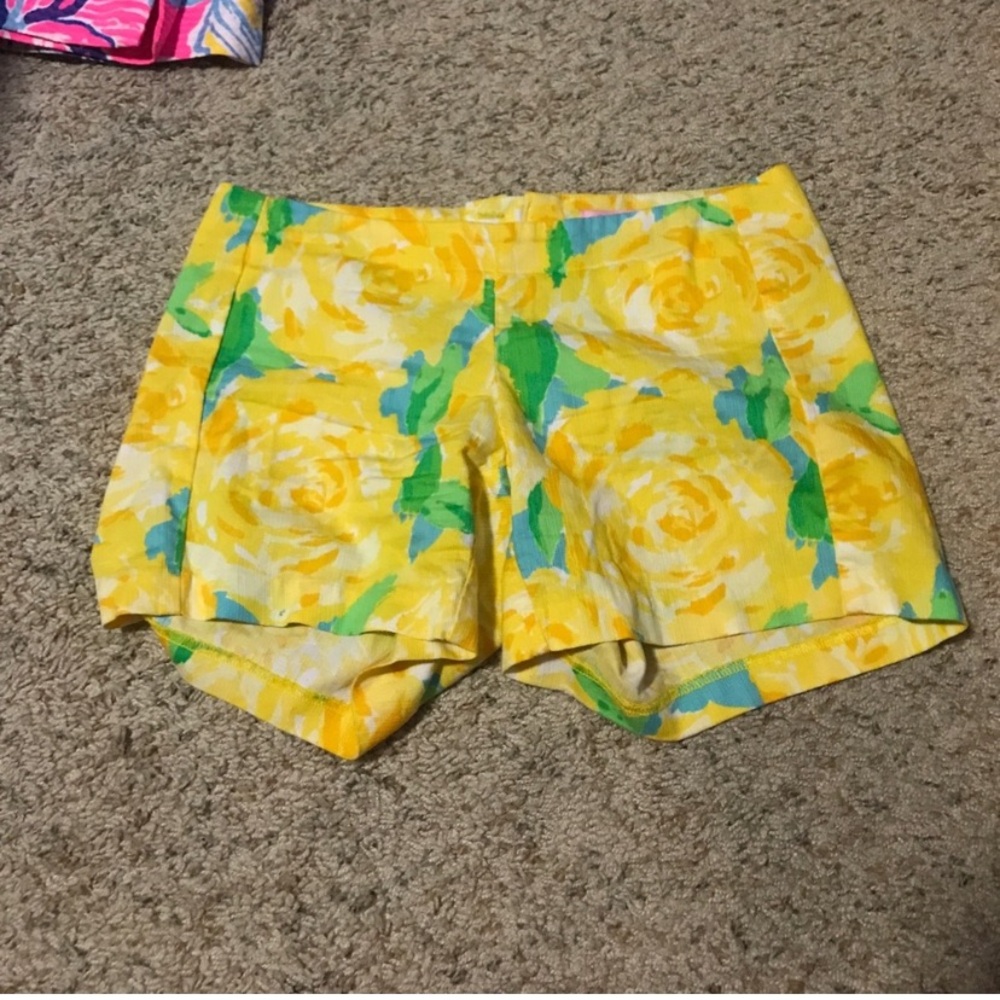 Lilly Pulitzer embroidered shorts